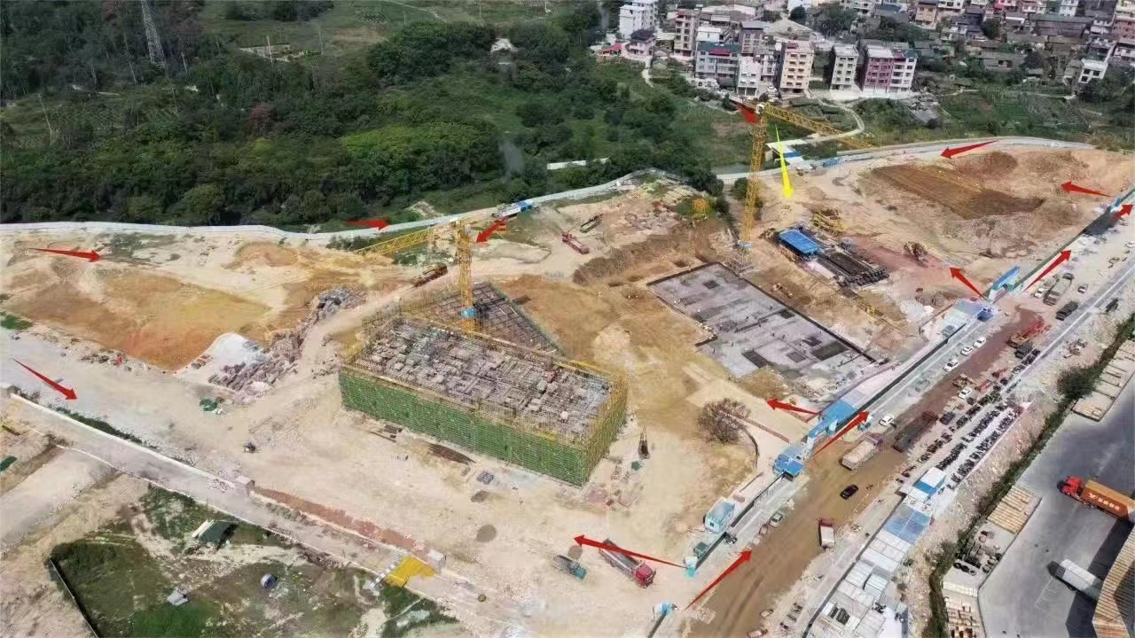 荔浦县中建八局项目塔吊监控安装